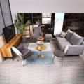 [Homus 2.5–Seater Sofa, Homus Ottoman, Uta 1 Seater Lounger, Brooks TV Console – W1800, Campus Stool, August Lounger, Basil Coffee Table - Rd500, Evius Sidechair & Venise Coffee Table]